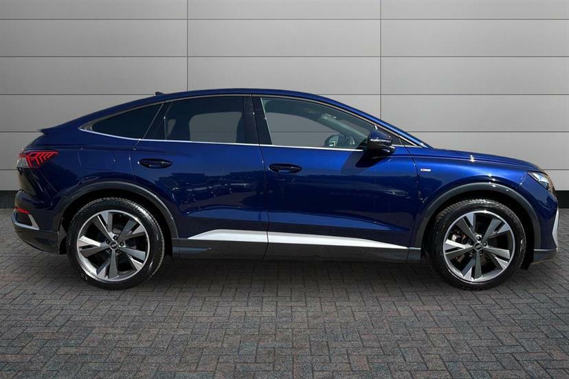 Audi Q4 E Tron 220Kw 50 Quattro 82Kwh S Line Cs YW23FNZ Blue #4