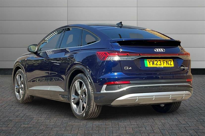Audi Q4 E Tron 220Kw 50 Quattro 82Kwh S Line Cs YW23FNZ Blue #3