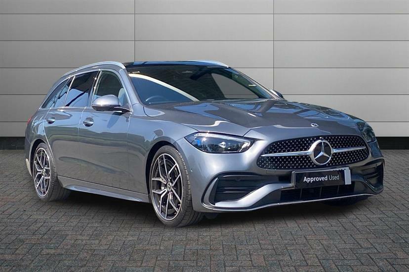 Mercedes-Benz C Class C300 Amg Line Premium Plus 9G-tronic Grey