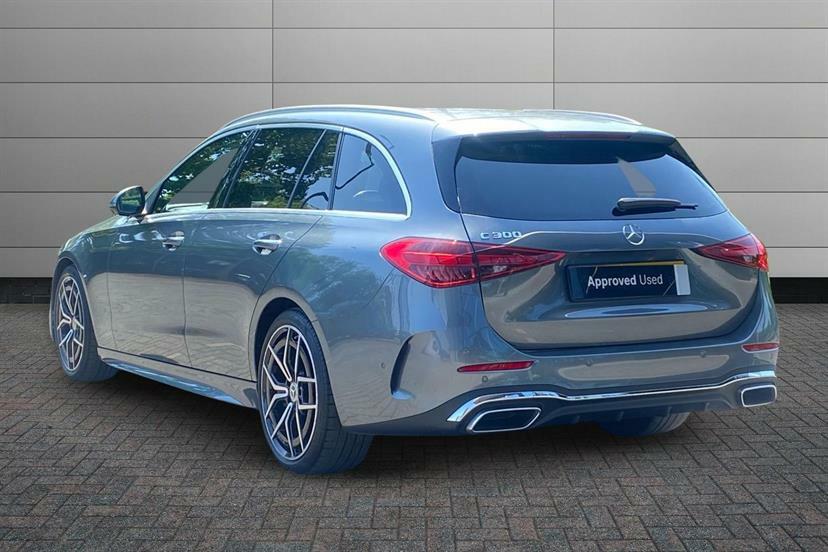 Mercedes-Benz C Class C300 Amg Line Premium Plus 9G-tronic Grey #2