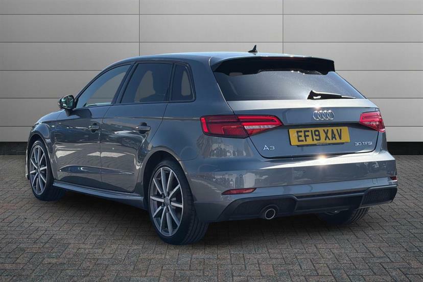 Audi A3 30 Tfsi 116 Black Edition EF19XAV Grey #3