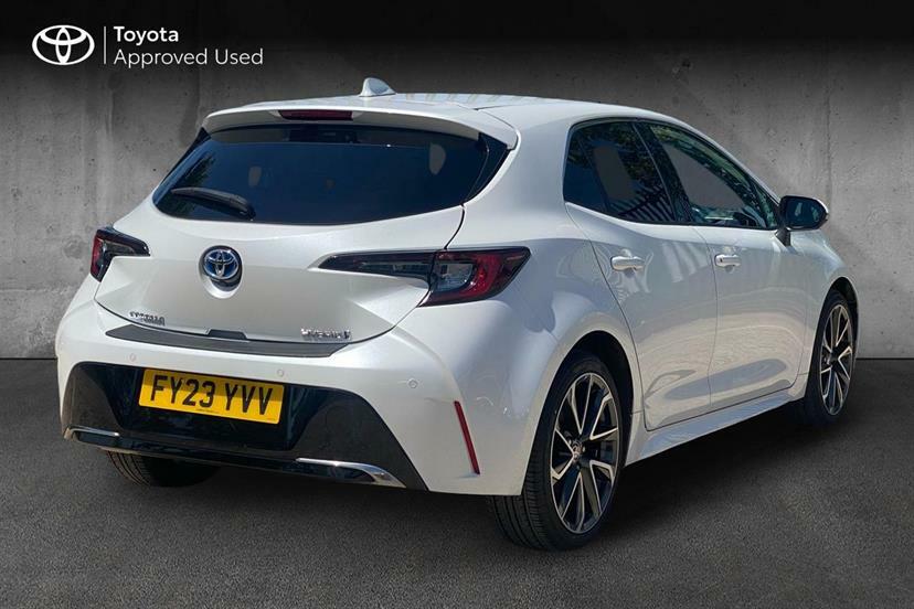 Toyota Corolla 1.8 Hybrid Excel Cvt FY23YVV White #2