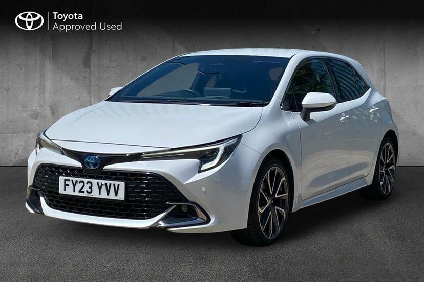 Toyota Corolla 1.8 Hybrid Excel Cvt FY23YVV White #3