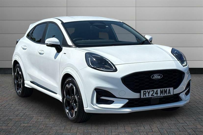 Ford Puma 1.0 Ecoboost Hybrid Mhev 155 St-line X Dct White