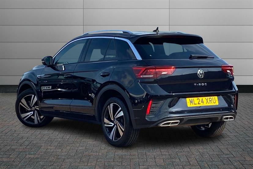Volkswagen T-Roc 1.5 Tsi R-line Dsg ML24XRU Black #3