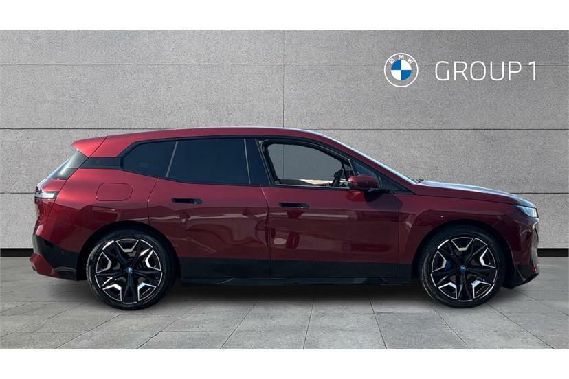 BMW iX 240Kw Xdrive40 M Sport 76.6Kwh LD22KUR Red #3