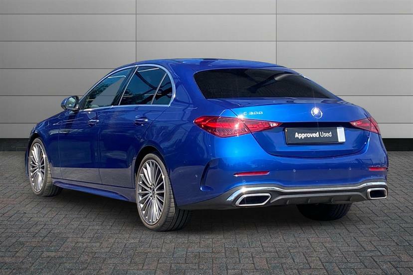 Mercedes-Benz C Class C300 Amg Line Premium 9G-tronic Blue #2