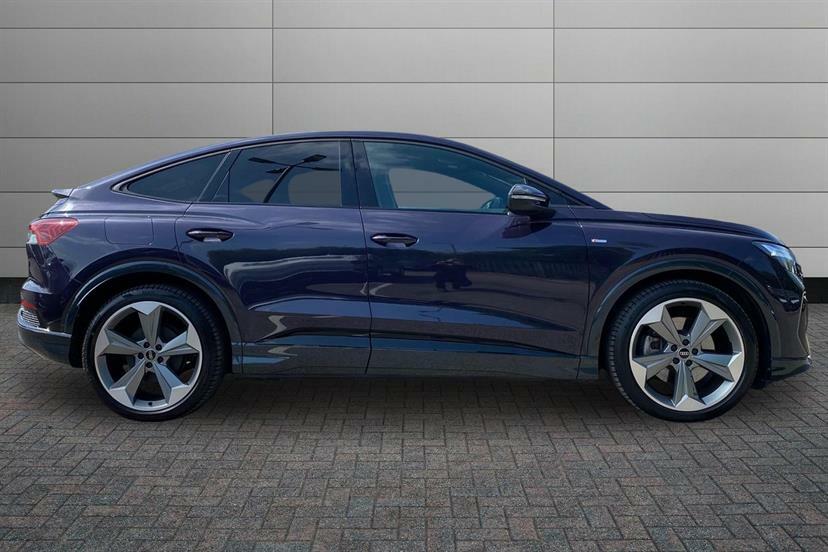 Audi Q4 E Tron 210Kw 45 82Kwh Black Edition KP75VAU Purple #4