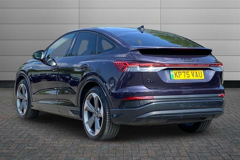Audi Q4 E Tron 210Kw 45 82Kwh Black Edition KP75VAU Purple #3