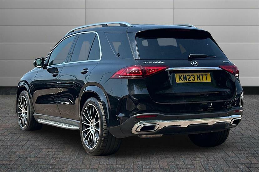 Mercedes-Benz GLE Class 400D 4Matic Amg Line Prem 9G-tronic 7 St KM23NTT Black #2