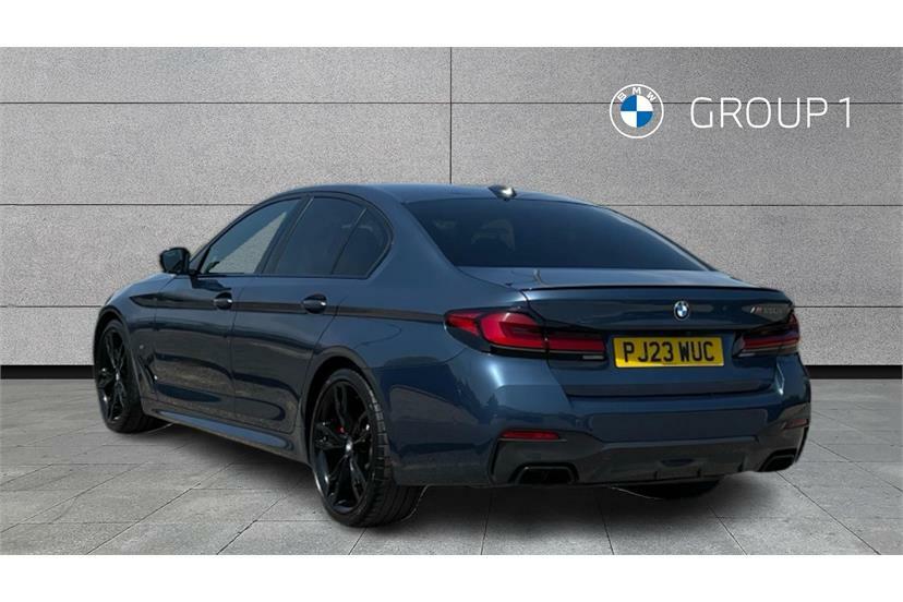 BMW 5 Series M550i Xdrive PJ23WUC Blue #2
