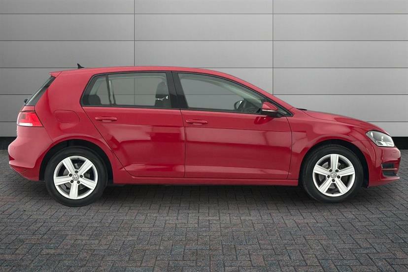 Volkswagen Golf 1.6 Tdi 110 Match Edition Dsg Red #4