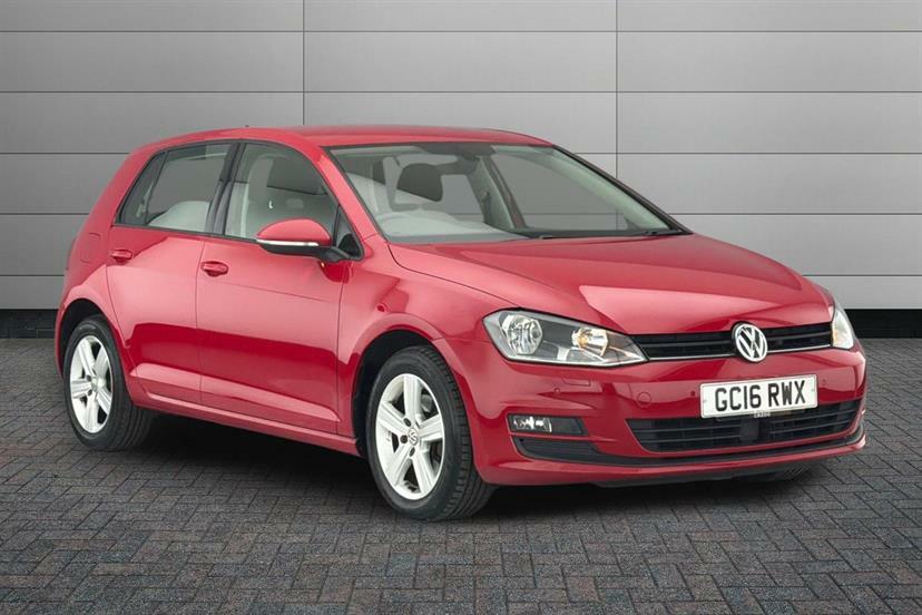 Volkswagen Golf 1.6 Tdi 110 Match Edition Dsg Red