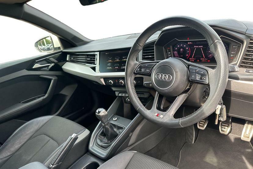 Audi A1 30 Tfsi S Line MB19ETL White #6