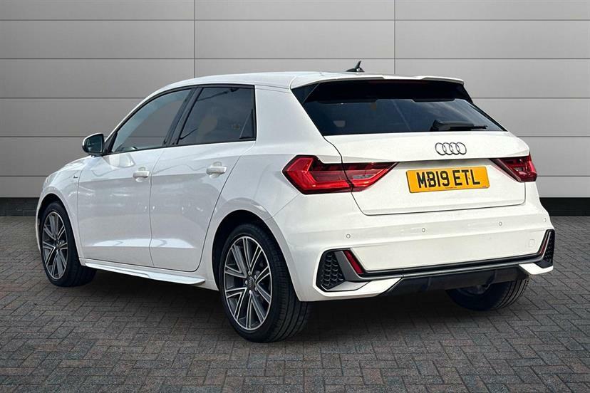 Audi A1 30 Tfsi S Line MB19ETL White #3