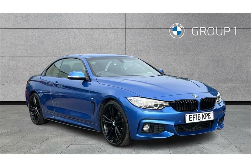 BMW 4 Series 430I M Sport Professional Media Blue