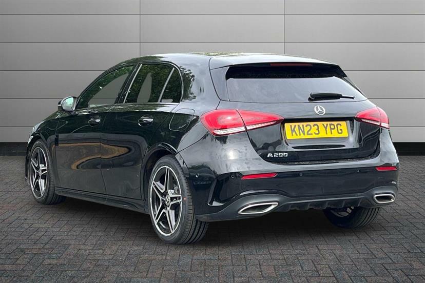 Mercedes-Benz A Class A200 Amg Line Executive KN23YPG Black #2