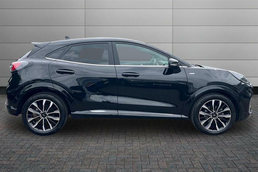 Ford Puma 1.0 Ecoboost Hybr Mhev 155 St-line Vignale Dct FL23PBZ Black #4