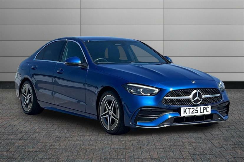 Mercedes-Benz C Class C200 Amg Line 9G-tronic Blue