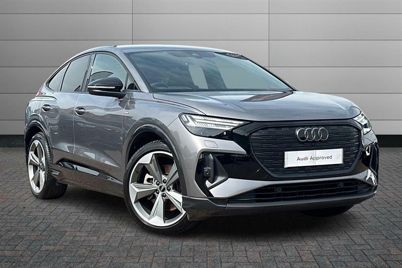 Audi Q4 E Tron 210Kw 45 82Kwh Black Edition Tech Pack Grey