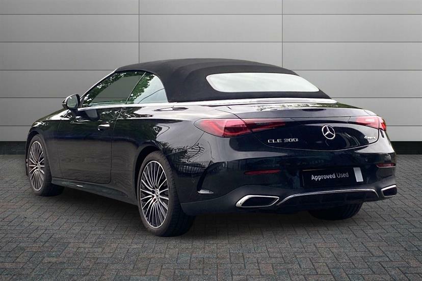 Mercedes-Benz CLE Class Cle300h Mhev Amg Line Premium Cabriolet KT25UVK Black #2