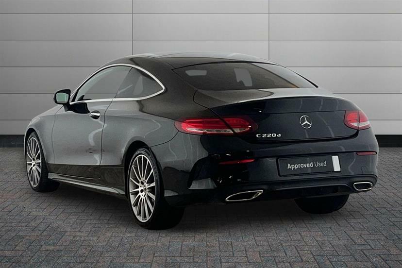 Mercedes-Benz C Class C220d Amg Line Premium AP18ZWH Black #2