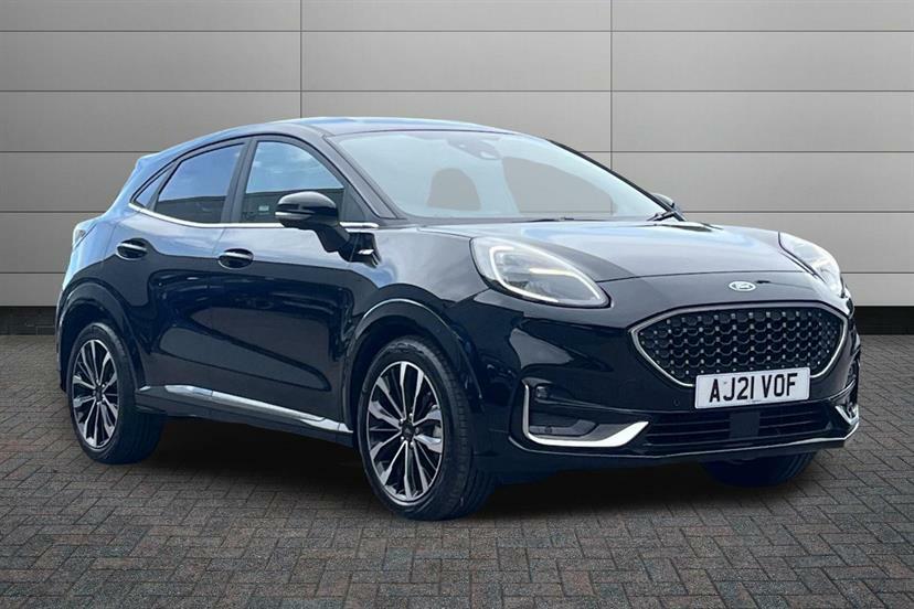 Ford Puma 1.0 Ecoboost Hybrid Mhev 155 St-line Vignale Black