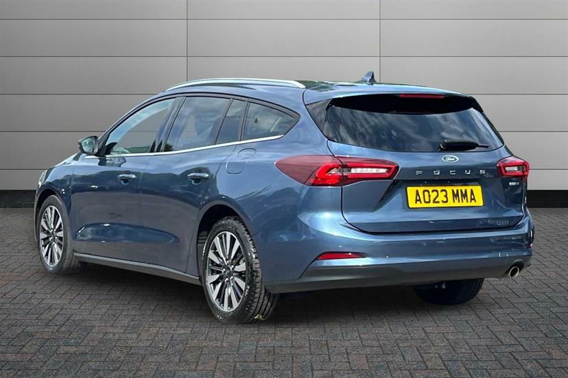 Ford Focus 1.0 Ecoboost Hybrid Mhev Titanium X AO23MMA Blue #3