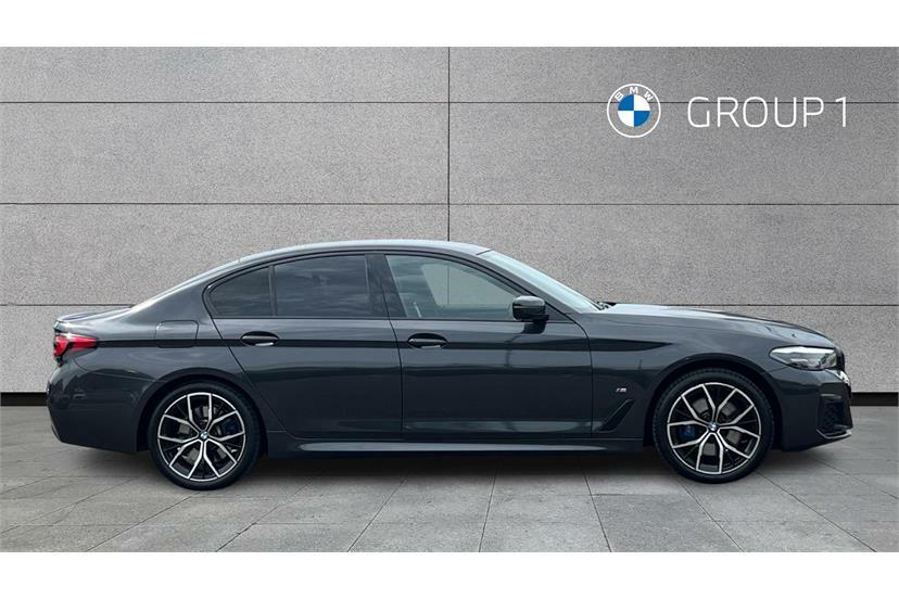 BMW 5 Series 530E M Sport GV21BCX Grey #3