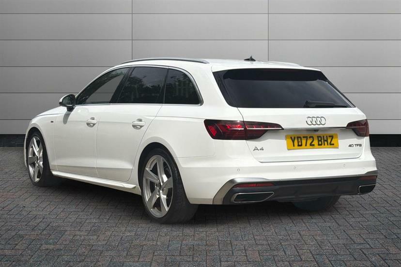 Audi A4 40 Tfsi 204 S Line S Tronic YD72BHZ White #3