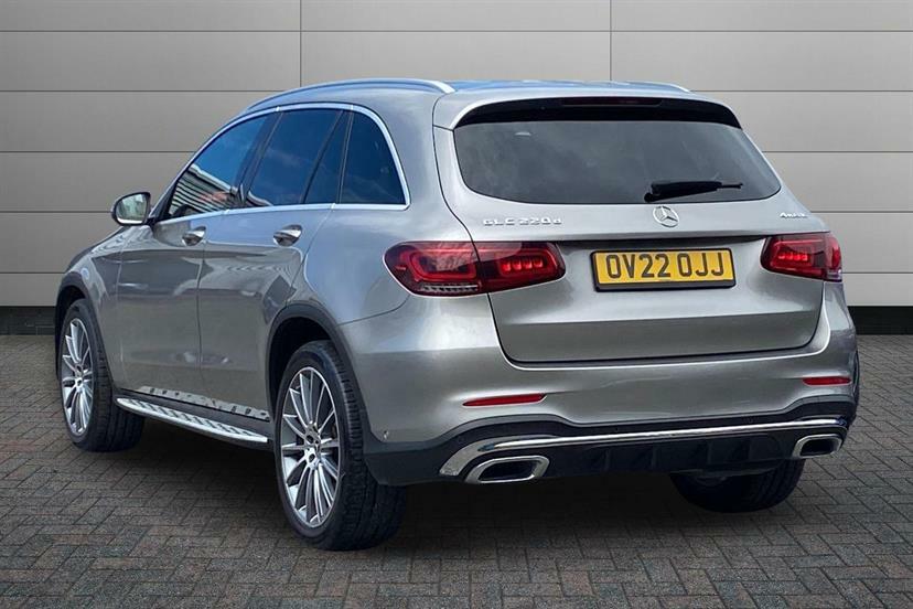 Mercedes-Benz GLC Class 220D 4Matic Amg Line Premium 9G-tronic OV22OJJ Silver #2