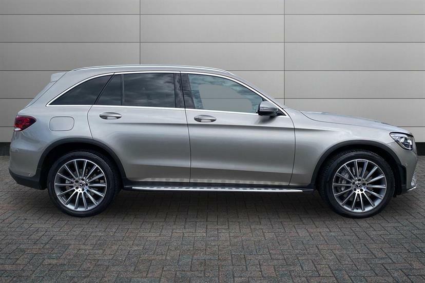 Mercedes-Benz GLC Class 220D 4Matic Amg Line Premium 9G-tronic OV22OJJ Silver #3
