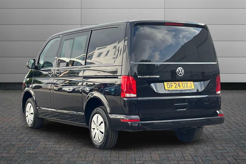 Volkswagen Transporter 2.0 Tdi 110 Startline Kombi Van DF24UZJ Black #3