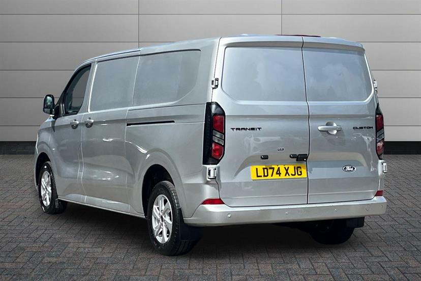 Ford Transit Custom 2.0 Ecoblue 136Ps H1 Van Limited LD74XJG Silver #3