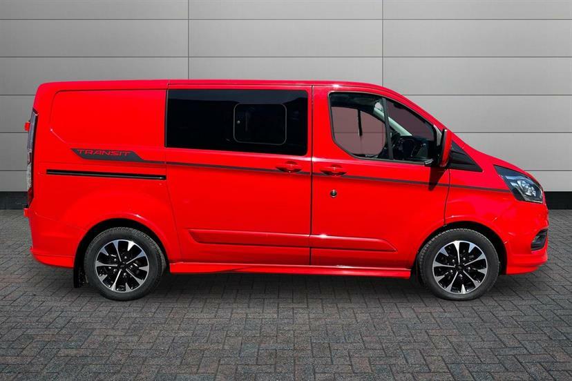 Ford Transit Custom 2.0 Tdci 170Ps Low Roof Dcab Sport Van Red #5