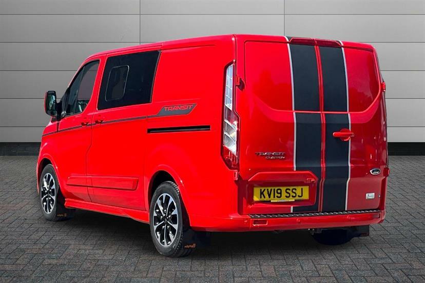 Ford Transit Custom 2.0 Tdci 170Ps Low Roof Dcab Sport Van Red #3