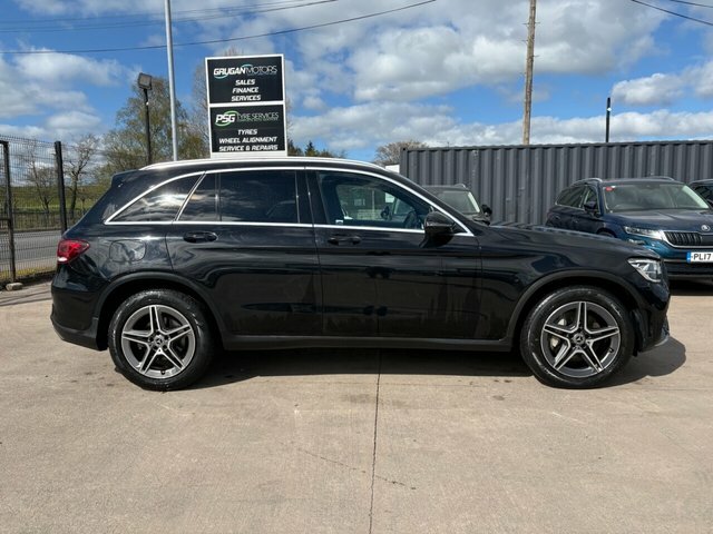 Mercedes-Benz GLC Class Glc300 Mhev Amg Line BT69OBE Black #2
