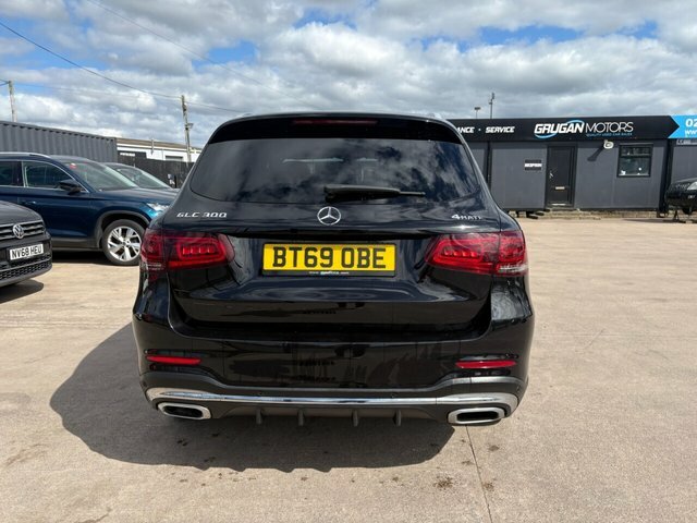 Mercedes-Benz GLC Class Glc300 Mhev Amg Line BT69OBE Black #4