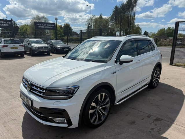 Volkswagen Tiguan Tdi Bluemotion Tech R-line RE66TNL White #2