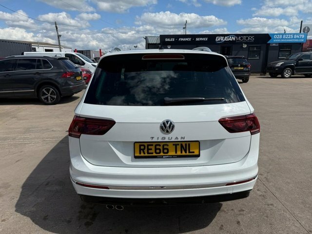 Volkswagen Tiguan Tdi Bluemotion Tech R-line RE66TNL White #6