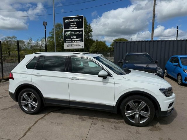 Volkswagen Tiguan Tdi Sel Suv MH18WDC White #5