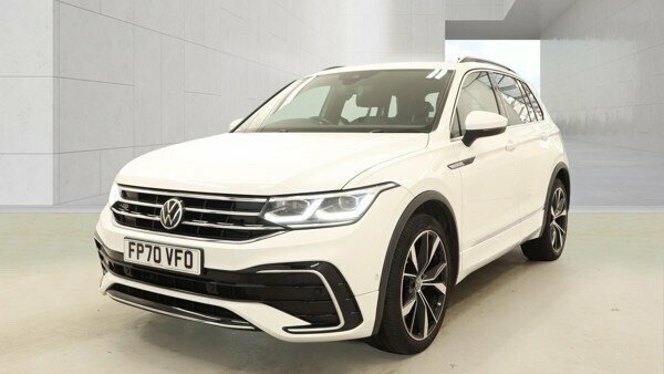 Volkswagen Tiguan Tsi R-line Suv FP70VFO White #2