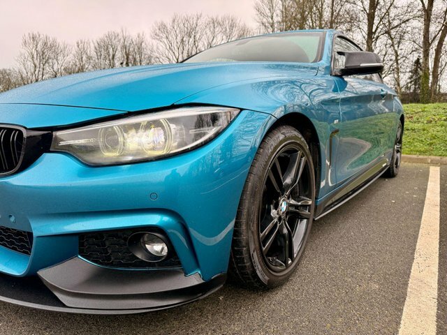 BMW 4 Series 420D M Sport NL68HMY Blue #5