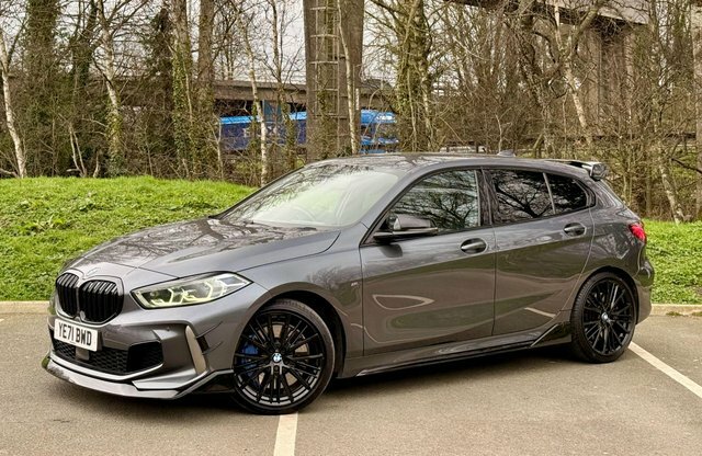 BMW 1 Series Hatchback YE71BWD Grey #2