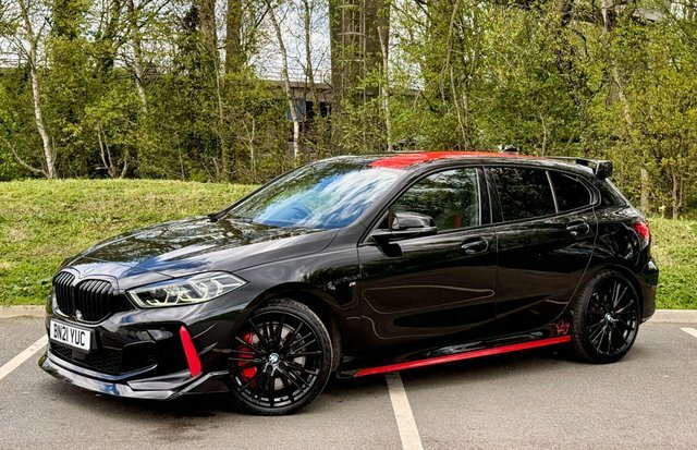 BMW 1 Series Hatchback BN21YUC Black #2