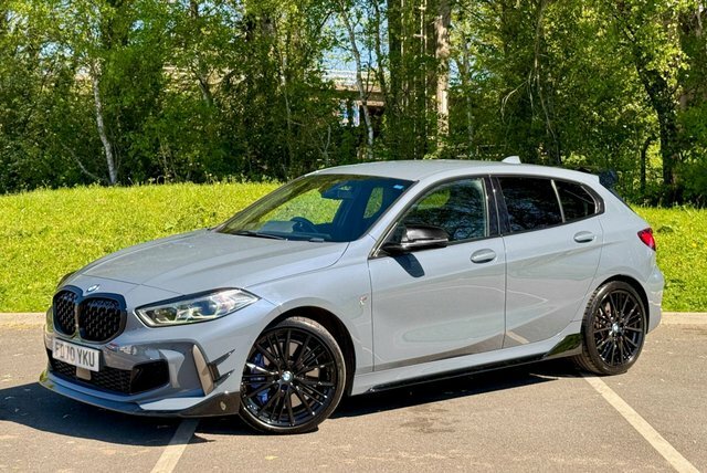 BMW 1 Series Hatchback FD70YKU Grey #2
