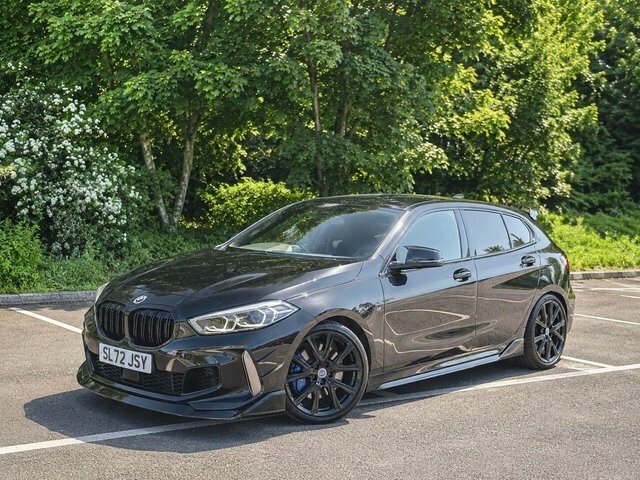 BMW 1 Series Hatchback SL72JSY Black #2