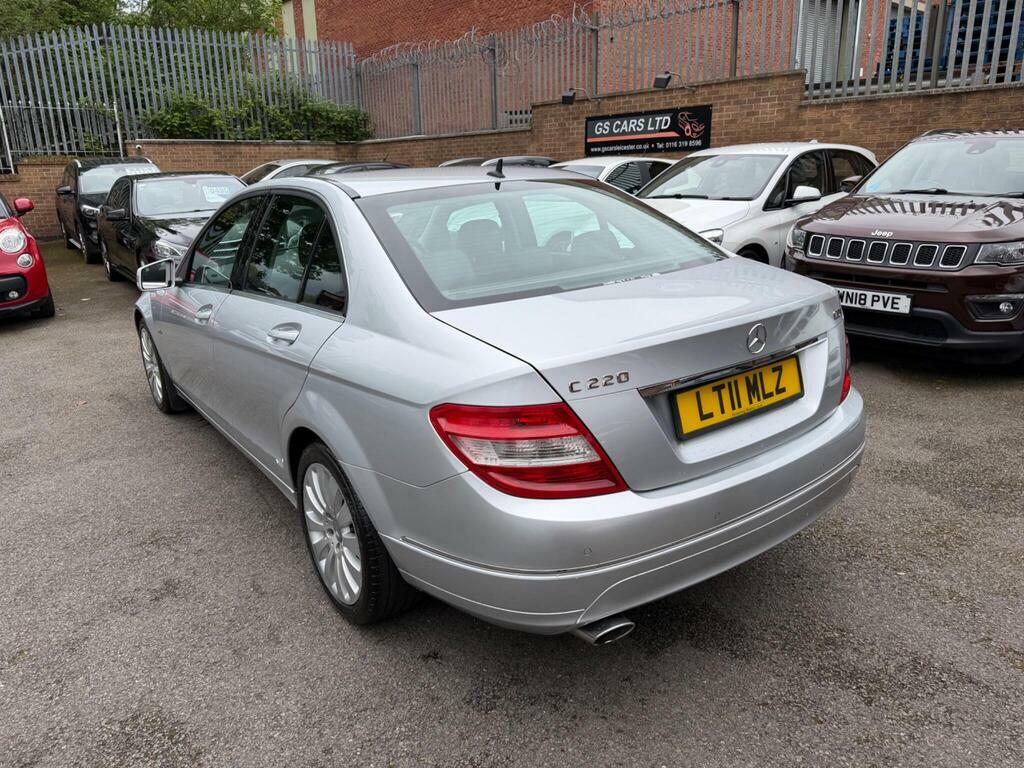 Mercedes-Benz C Class 2.1 C220 Cdi Blueefficiency Elegance Euro 5 YX64TFV Silver #3