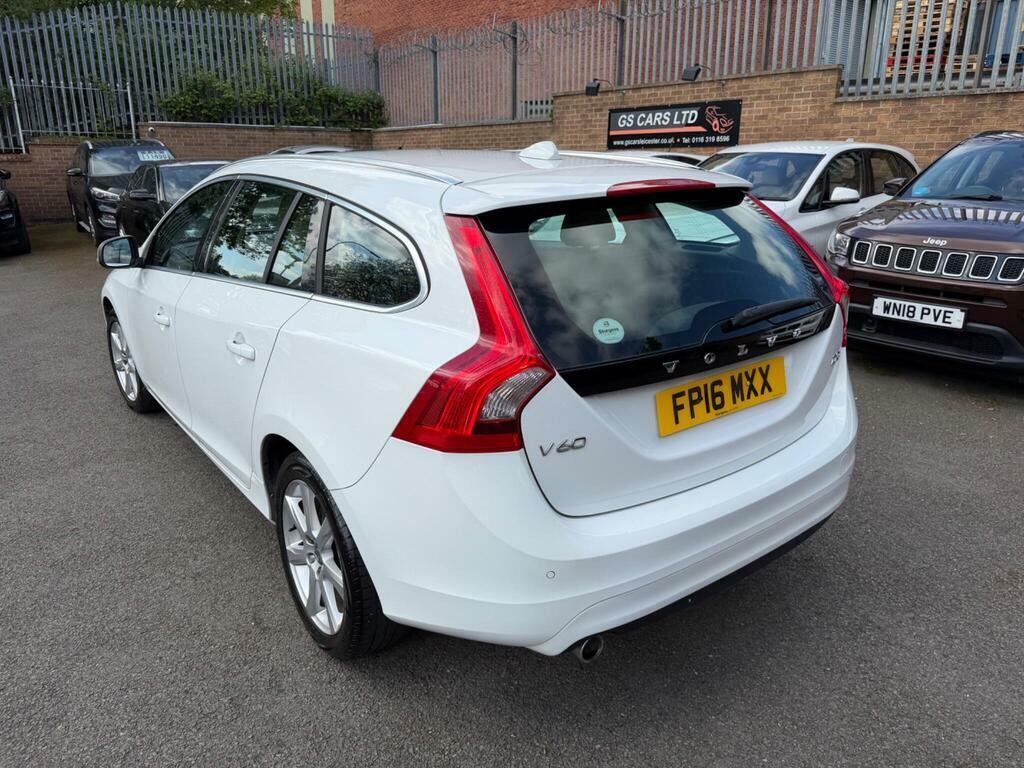 Volvo V60 2.0 D3 Se Lux Nav Euro 6 S S White #3