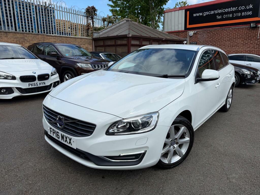 Volvo V60 2.0 D3 Se Lux Nav Euro 6 S S White